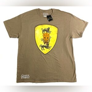 Game Of Thrones Brown The Mountain Chibi Crew Neck Shirt Size XL
